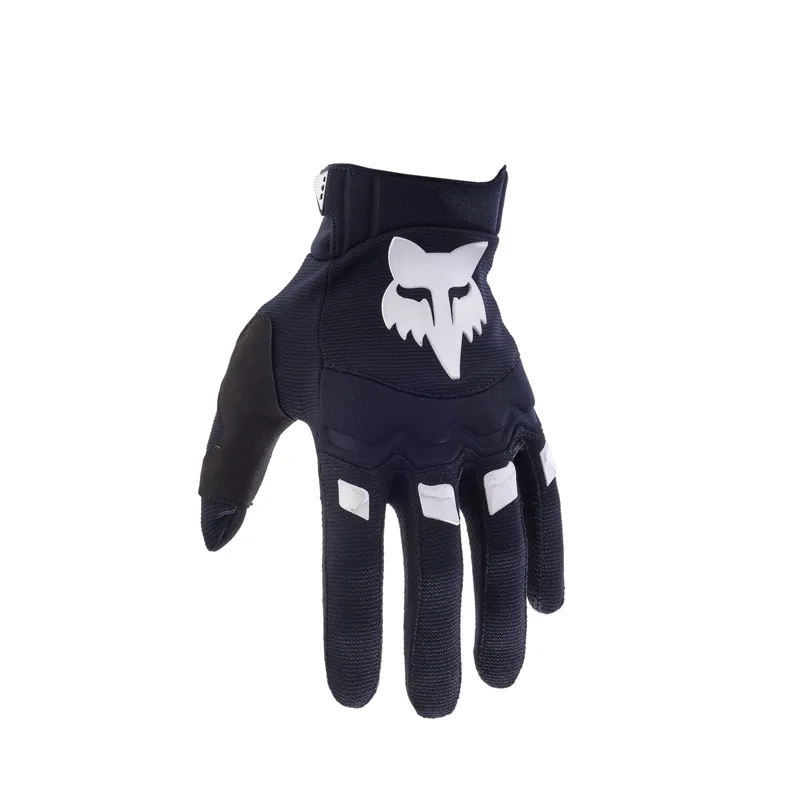 Fox Racing Dirtpaw Full Finger Gloves in Black/White
